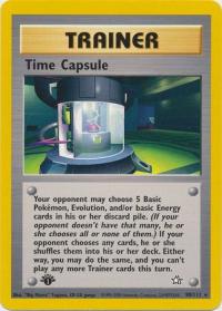 pokemon neo genesis 1st edition time capsule 90 111 1st edition