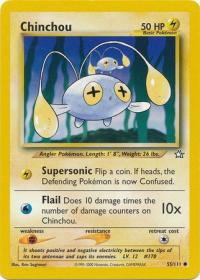 pokemon neo genesis chinchou 55 111