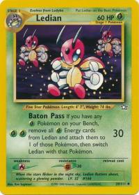 pokemon neo genesis ledian 39 111