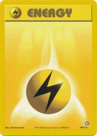 pokemon neo genesis lightning energy 109 111