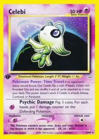 pokemon neo revelation 1st edition celebi 3 64 1st edition