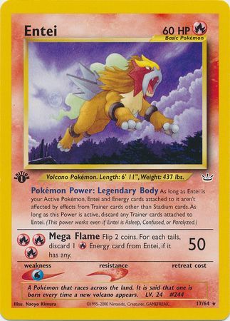 Entei - 17-64 - 1st Edition