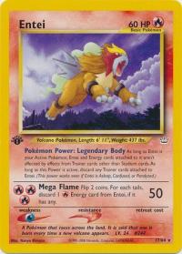 pokemon neo revelation 1st edition entei 17 64 1st edition