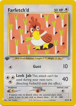 Farfetch'd- 43-64 - 1st Edition