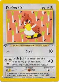 pokemon neo revelation 1st edition farfetch d 43 64 1st edition