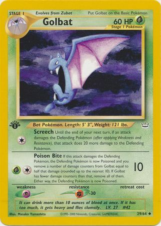 Golbat - 29-64 - 1st Edition