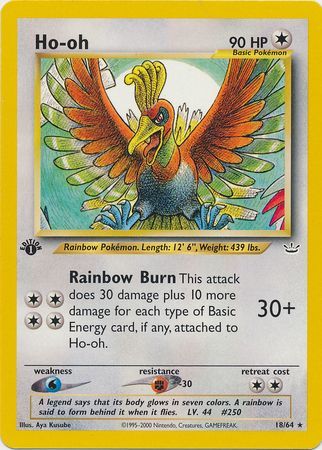 Ho-oh - 18-64 - 1st Edition