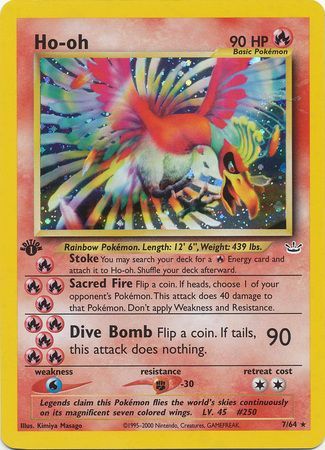 Ho-oh- 7-64 - 1st Edition