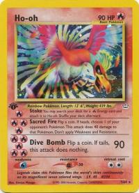 pokemon neo revelation 1st edition ho oh 7 64 1st edition