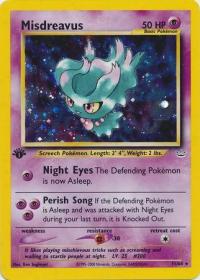 pokemon neo revelation 1st edition misdreavus 11 64 1st edition