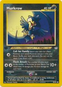 pokemon neo revelation 1st edition murkrow 46 64 1st edition