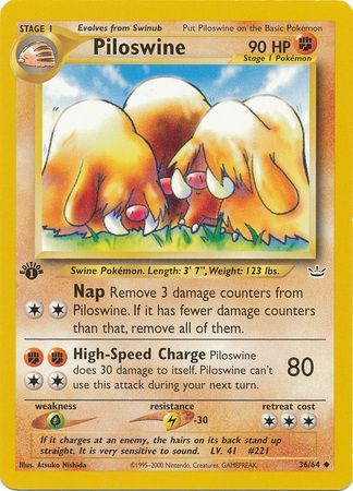 Piloswine - 36-64 - 1st Edition