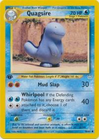 pokemon neo revelation 1st edition quagsire 48 64 1st edition