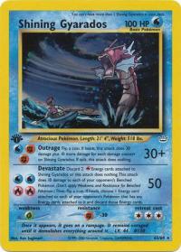 pokemon neo revelation 1st edition shining gyarados 65 64 1st edition