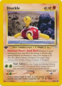 pokemon neo revelation 1st edition shuckle 51 64 1st edition