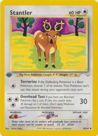 pokemon neo revelation 1st edition stantler 38 64 1st edition