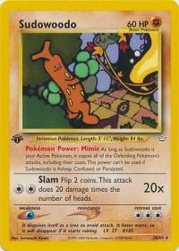 pokemon neo revelation 1st edition sudowoodo 26 64 1st edition