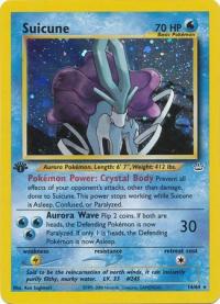 pokemon neo revelation 1st edition suicune 14 64 1st edition