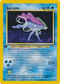 pokemon neo revelation 1st edition suicune 27 64 1st edition