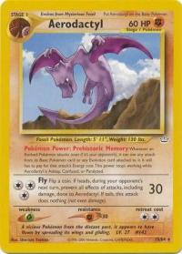 pokemon neo revelation aerodactyl 15 64