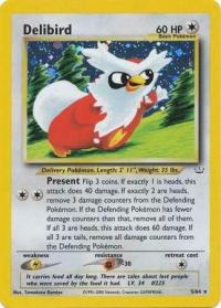 pokemon neo revelation delibird 5 64