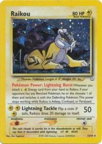 pokemon neo revelation raikou 13 64