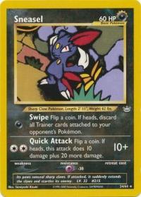 pokemon neo revelation sneasel 24 64