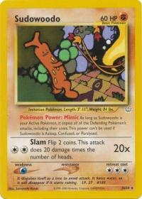 pokemon neo revelation sudowoodo 26 64