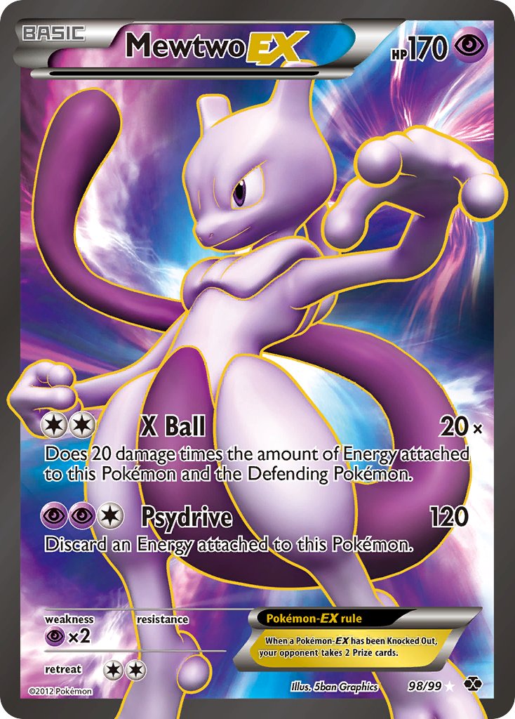 Mewtwo EX Full Art 98-99