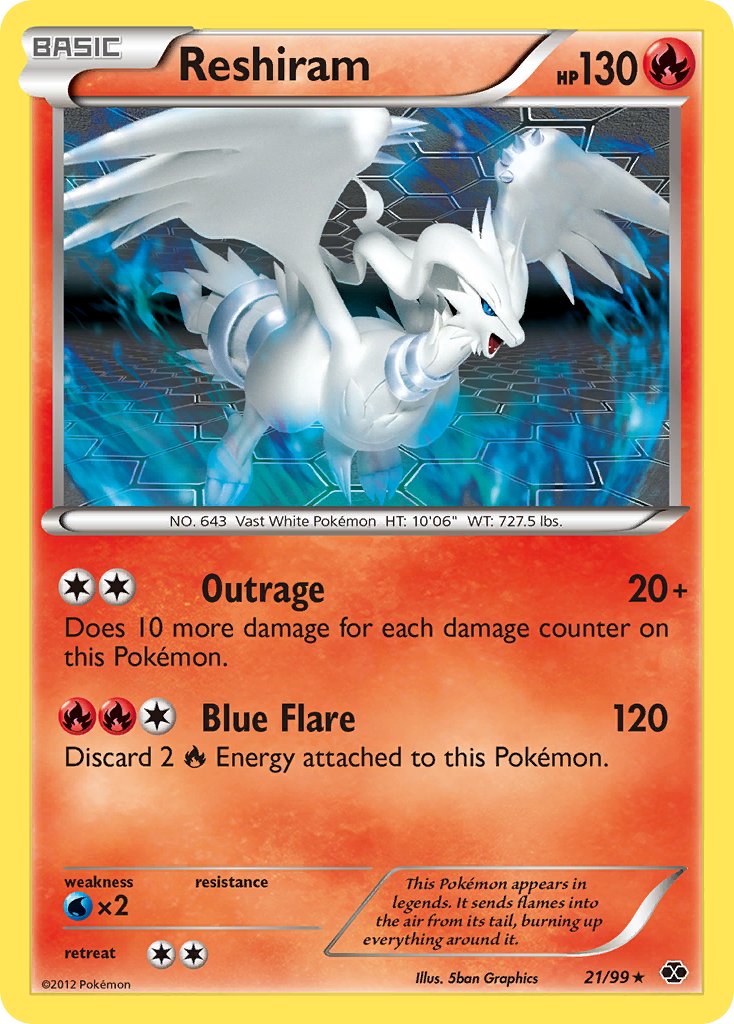 Reshiram 21-99 (RH)