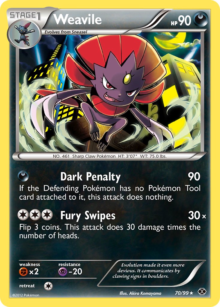 Weavile 70-99