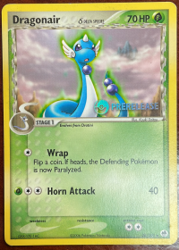 pokemon ex dragon frontiers dragonair 28 101 pre release promo