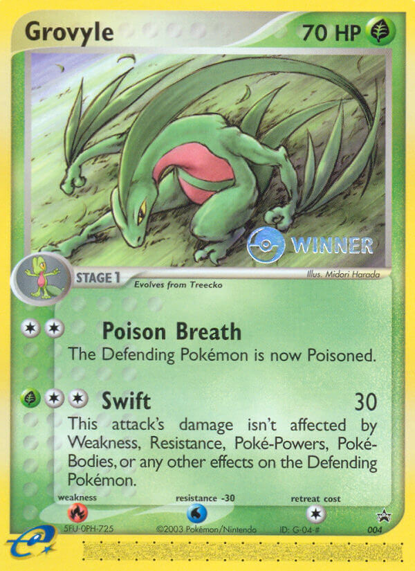 Grovyle - 004 - (Winner) Oversized Promo