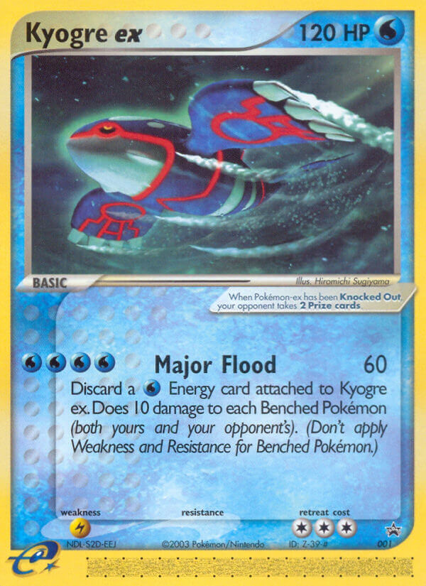 Kyogre EX - 001 (Foil)