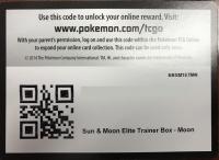 pokemon online tcg codes sun moon elite trainer box moon ptcgo code card