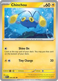 pokemon paldean fates chinchou 020 091 rh