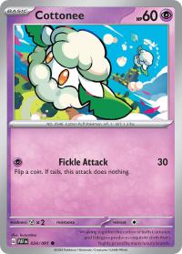 pokemon paldean fates cottonee 034 091 rh