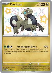 pokemon paldean fates cyclizar 195 091 shiny