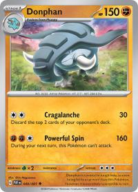 pokemon paldean fates donphan 049 091