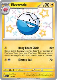 pokemon paldean fates electrode 134 091 shiny