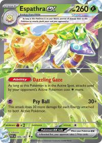 pokemon paldean fates espathra ex 006 091