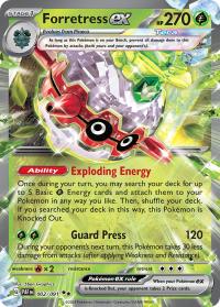 pokemon paldean fates forretress ex 002 091