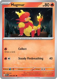 pokemon paldean fates magmar 009 091 rh