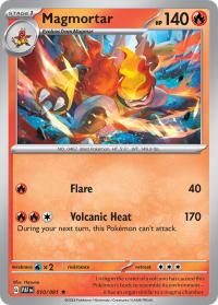 pokemon paldean fates magmortar 010 091 rh