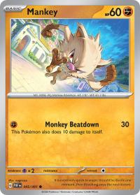 pokemon paldean fates mankey 045 091 rh