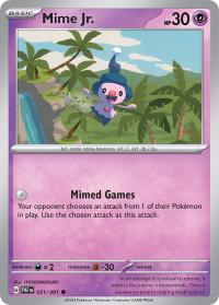 pokemon paldean fates mime jr 031 091 rh