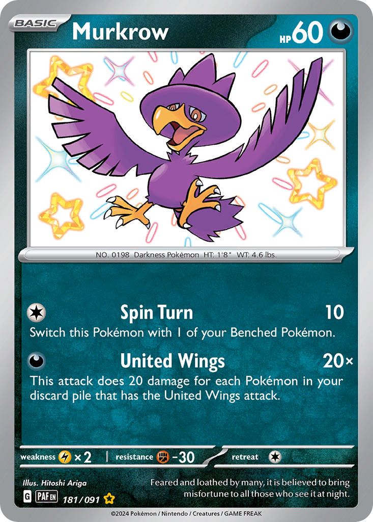 Murkrow - 181-091 - Shiny