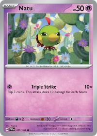 pokemon paldean fates natu 025 091