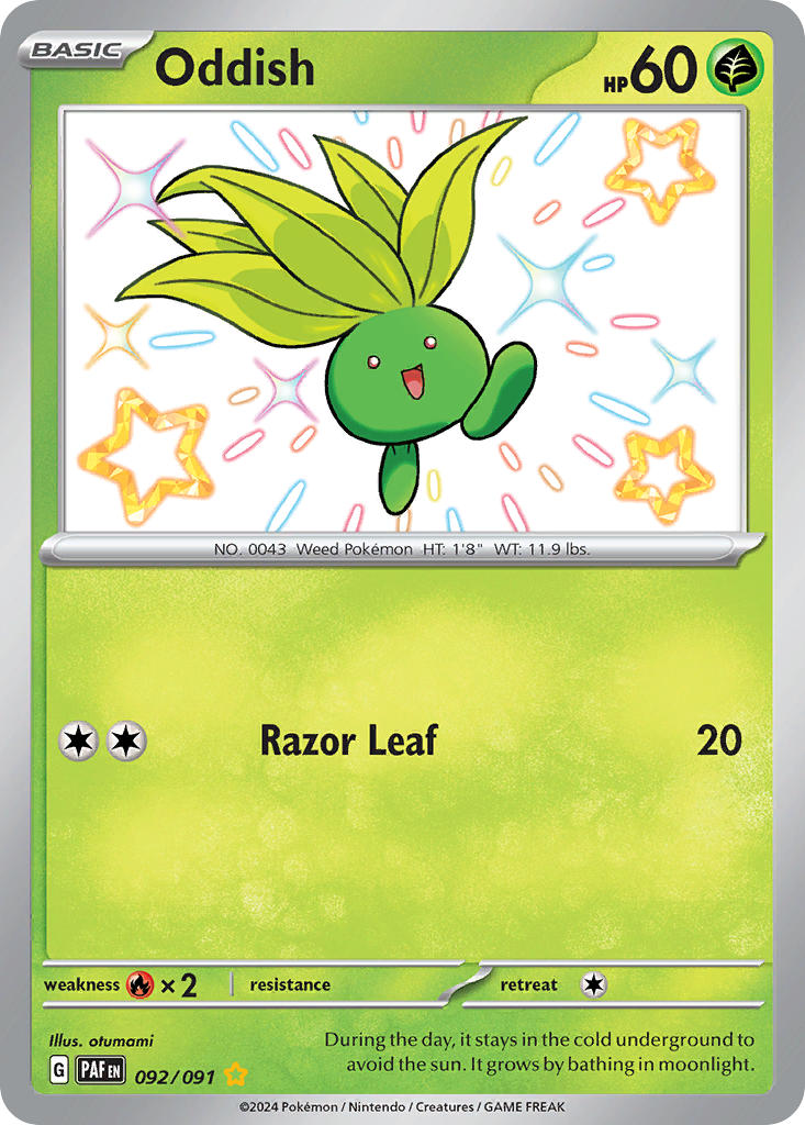 Oddish - 092-091 - Shiny