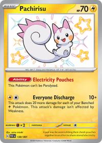 pokemon paldean fates pachirisu 138 091 shiny